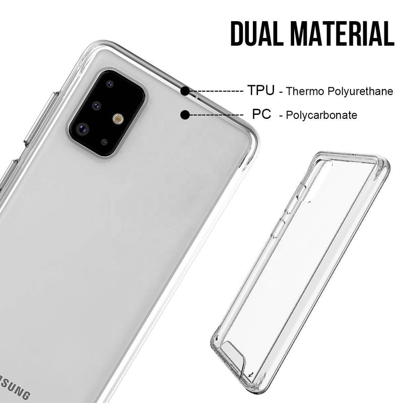 Chargez l&#39;image dans la visionneuse de la galerie, Samsung Galaxy A11 (SM-A115F) SPACE Transparent Rugged Clear Shockproof Case Cover - Polar Tech Australia
