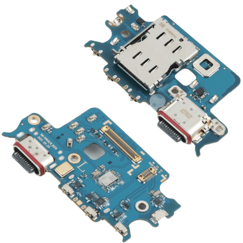 Chargez l&#39;image dans la visionneuse de la galerie, Samsung Galaxy S22 5G (SM-S901) Charging Port &amp; Sim Reader &amp; Mic Sub Board - Polar Tech Australia
