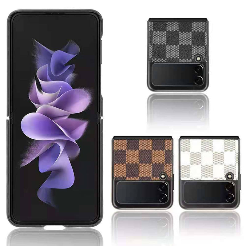 Cargue la imagen en el visor de la galería, Samsung Galaxy Z Flip 3 Luxury Business Style PU Leather Back Cover Case - Polar Tech Australia
