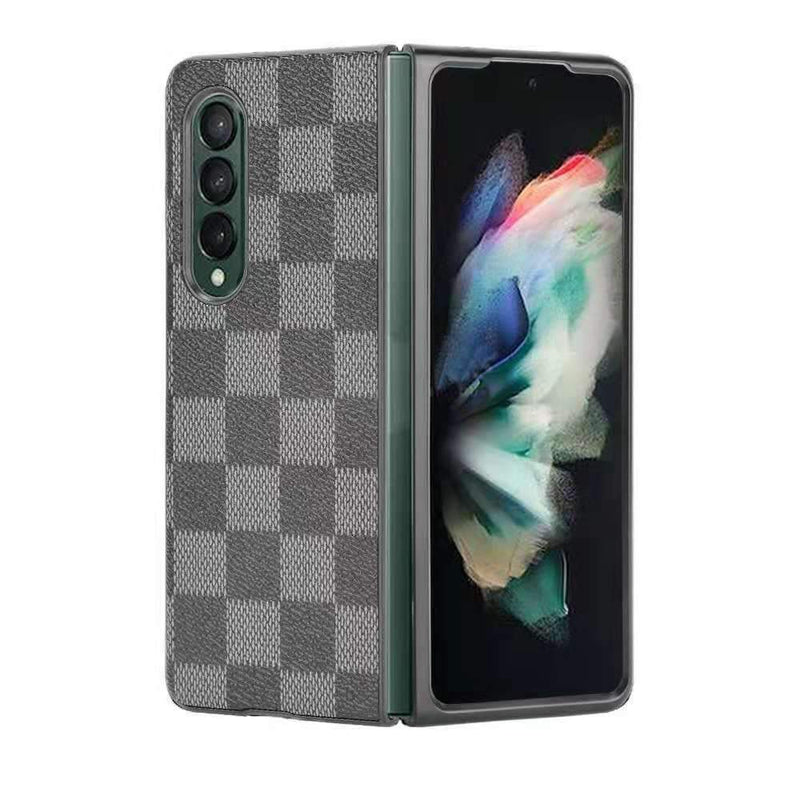 Cargue la imagen en el visor de la galería, Samsung Galaxy Z Fold 3 Luxury Business Style PU Leather Back Cover Case - Polar Tech Australia
