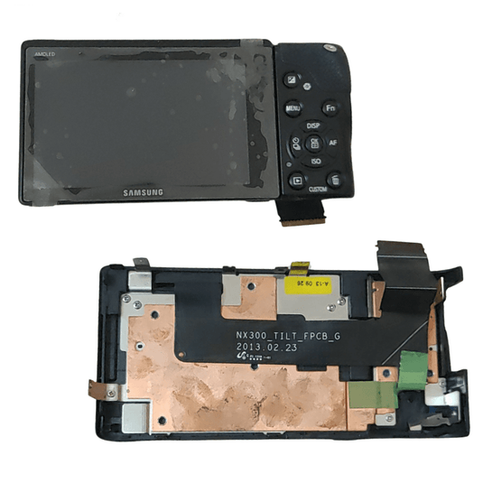 Samsung NX300 NX300M AMOLED Display LCD Screen Back Cove Frame Housing Assembly - Polar Tech Australia