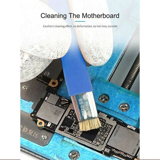 [SS-022B] SUNSHINE Dual Head Hard & Soft Anti-Static Motherboard PCB Cleaning Brush - Polar Tech Australia