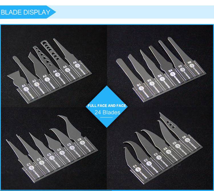 Load image into Gallery viewer, [SS-101A] SUNSHINE 28-in-1 BGA IC Chip Mainboard Repair CPU Removal Blade - Polar Tech Australia
