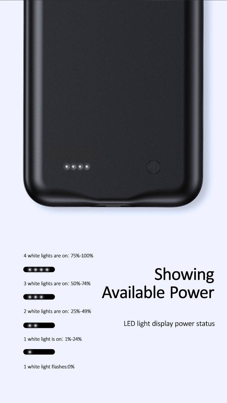 Cargue la imagen en el visor de la galería, USAMS iPhone 11/Pro/Max High Capacity Smart Battery Charger Case - Polar Tech Australia

